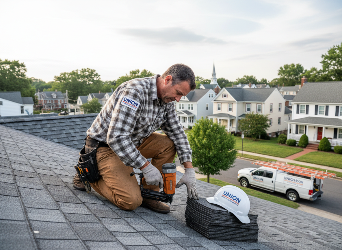 Roofing contractor work by TechPatch in Union, Kentucky